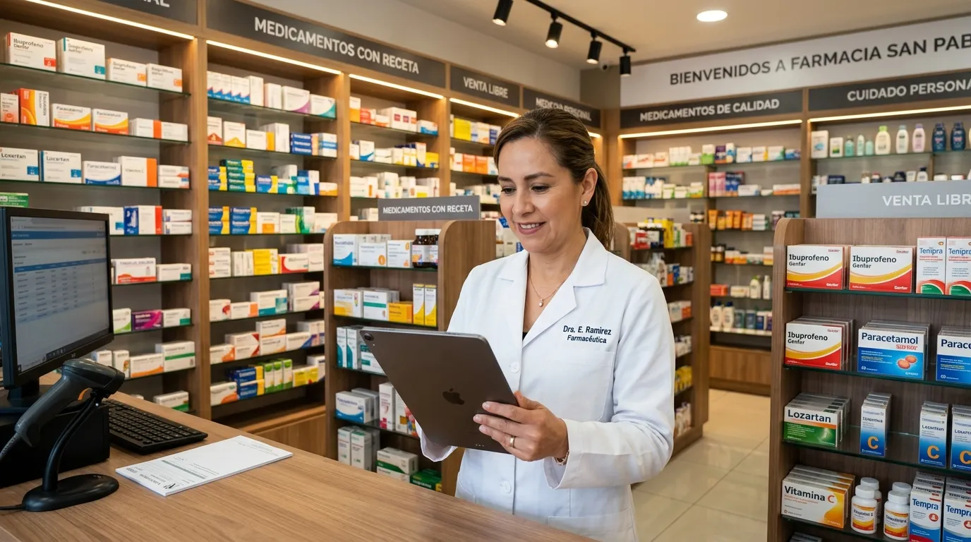 Control de inventario por lote en farmacia mexicana