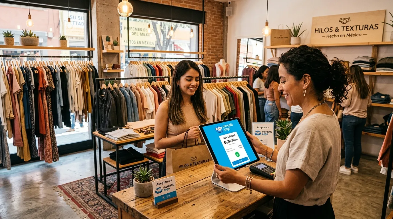 Sistema de punto de venta para tienda de ropa en boutique moderna