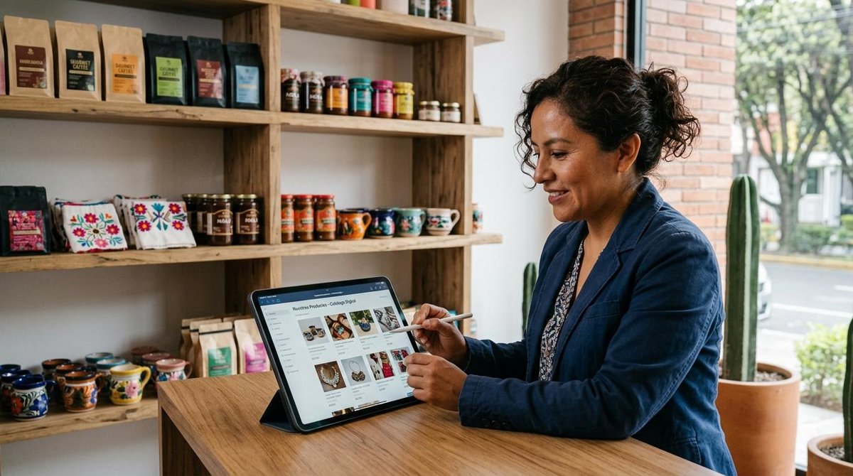 Tienda en línea con productos organizados en categorías para facilitar la búsqueda y compra.