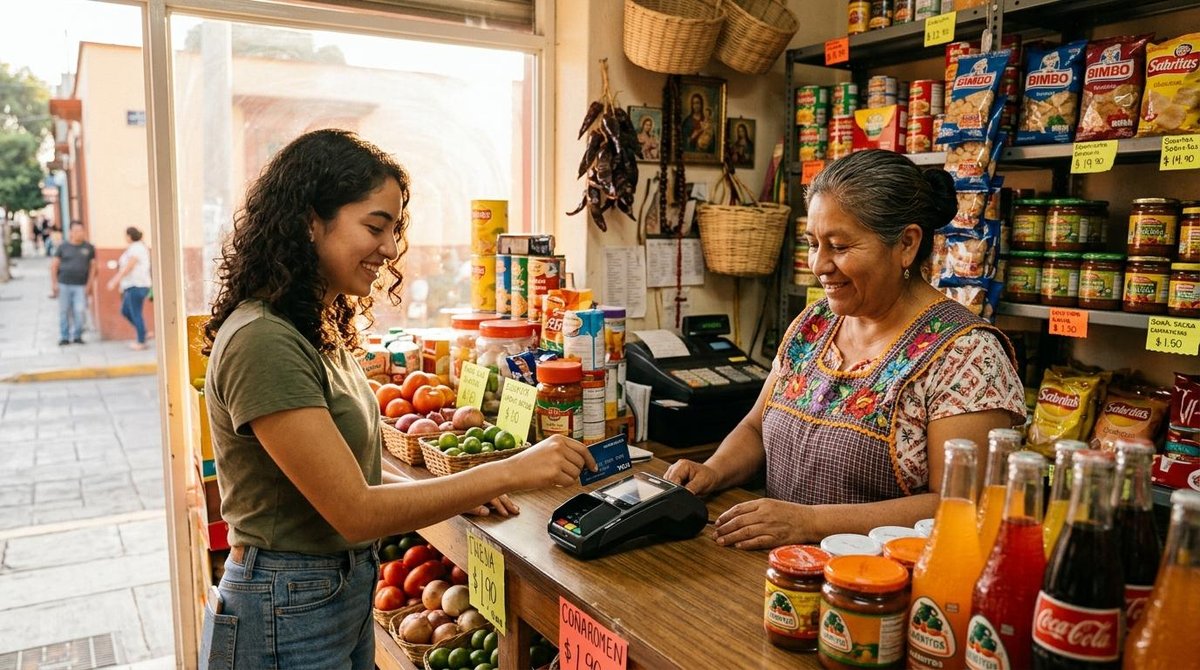 Comisión por pagos con tarjeta en comercios y costos asociados al procesamiento de transacciones.